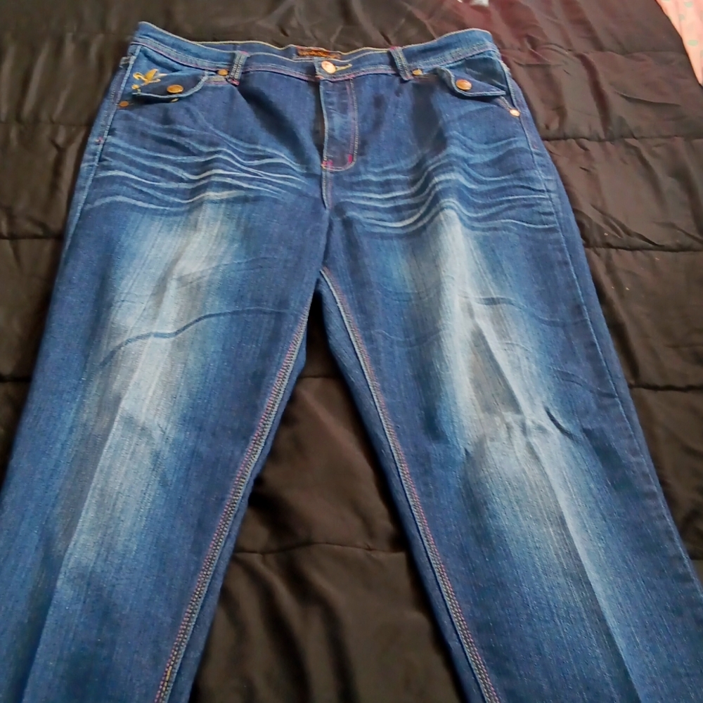 Women's blue jeans